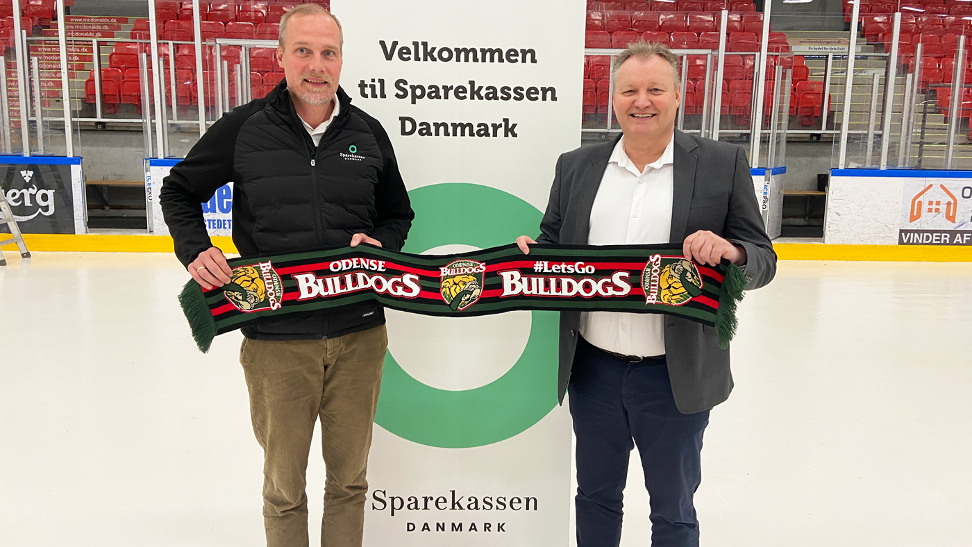 Sparekassen Danmark bliver hoved- og arenasponsor i Odense Bulldogs