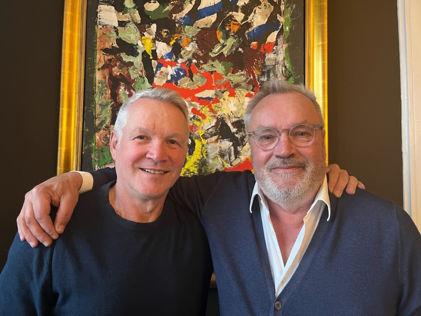 Jan Larsen, tv, og Karsten Aabrink har siden 14 års-alderen været "verdens bedste venner". Foto: Peter Fredberg