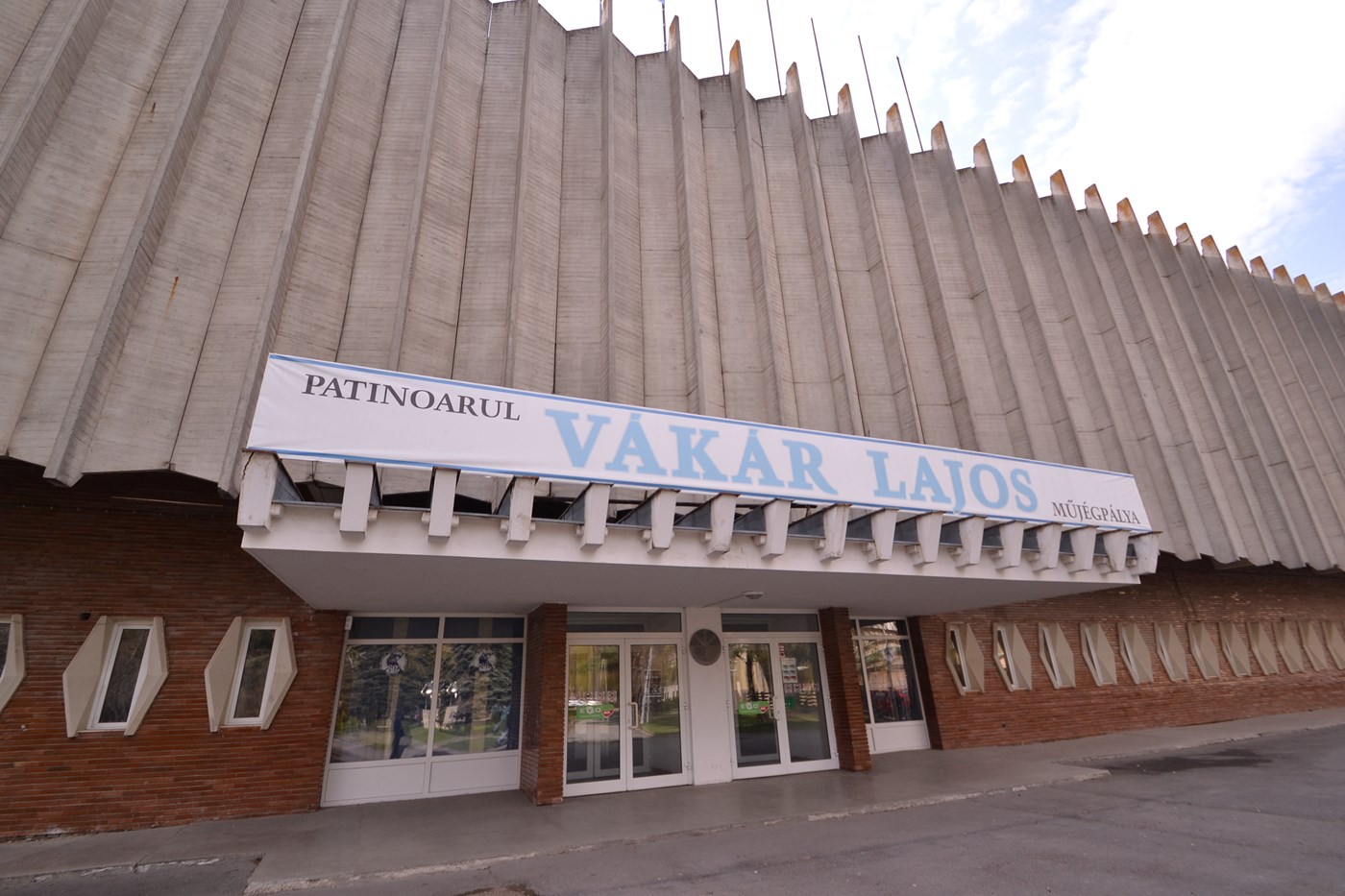 Lajos Vakar-hallen i Miercurea Ciuc, hvor det danske landshold spillede VM i 1972