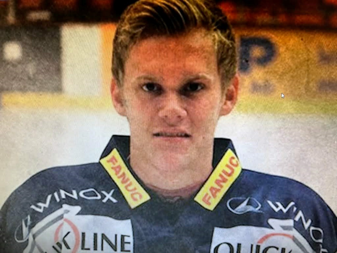 Sådan så den 16-årige Nikolaj Ehlers ud, da han scorede sit første mål i den schweiziske liga.